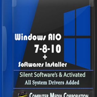 Windows AIO 7-8-10 x86x64 (28In1)+Software Installer