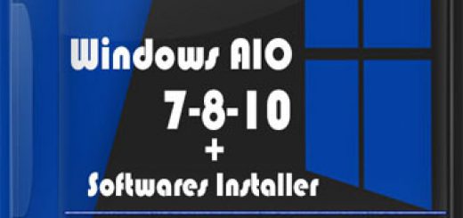 Windows AIO 7-8-10 x86x64 (28In1)+Software Installer