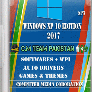 Windows XP 10 Edition Sp3 2017 + WPI By CmTeamPK