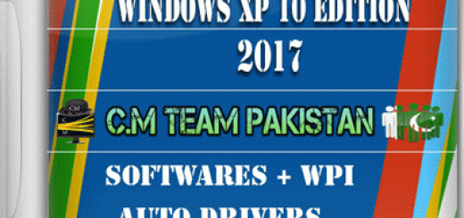 Windows XP 10 Edition Sp3 2017 + WPI By CmTeamPK
