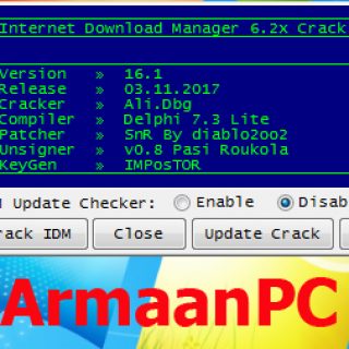 IDM crack patch IDM_6.2x_Crack_v16.1