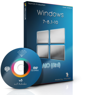 Windows 7-8.1-10 Aio (6in1) X86x64 En-us V.8 By TeamOS