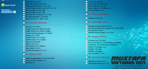 AIO Mustafa Software Installer 2017 {Latest}