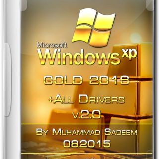 Gold Windows XP SP3 2016 + Drivers v2.0 By Sadeem